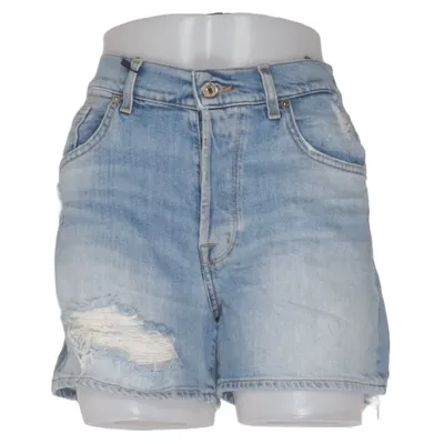 Denim shorts (Blauw) van 7 for All Mankind Katoen, Elastaan