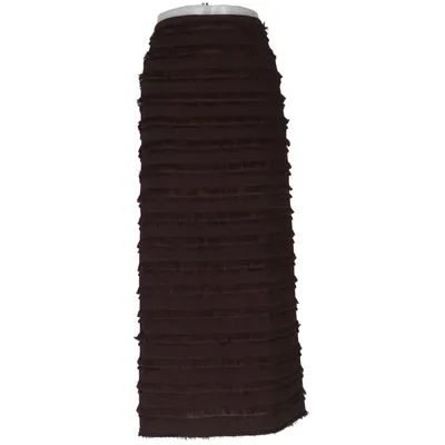 Skirt (Brown) from H&M Edition Polyester, Viscose