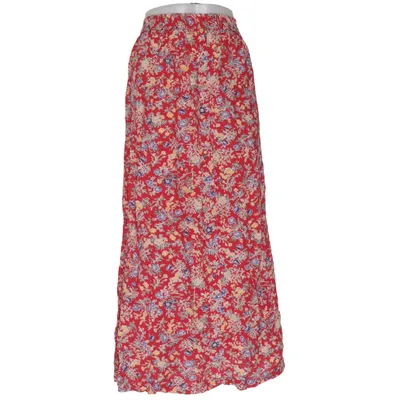 Jupe longue (Rouge, Multicolore) de Machine Viscose