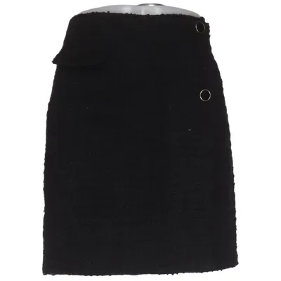 Skirt (Black) from Cavaliere Femme Cotton, Polyamide, Wool
