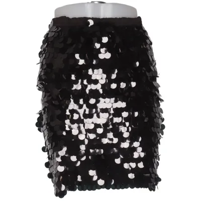 Skirt (Black) from Mango Elastane, Polyester