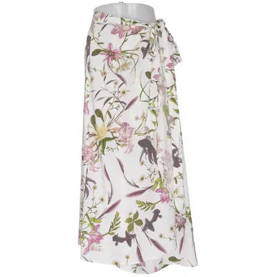 Jupe portefeuille (Blanc, Multicolore) de Lindex Polyester