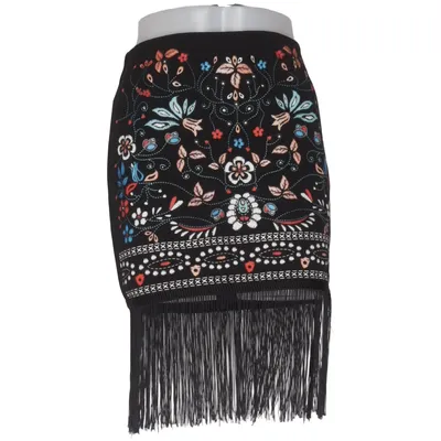 Skirt (Black, Multicolored) from Hello Miss
