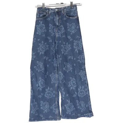 Jeans (WIDE ADJUSTABLE WAIST HIGH WAIST) fra H&M Bomuld, Elastan