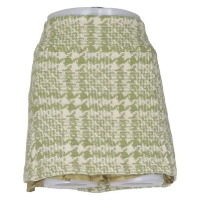 Skirt (Green, White, Multicolored) from Vanilia Acetate, Polyamide, Wool