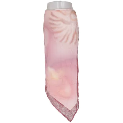 Skirt (Pink, Multicolored) from NA-KD Art Lyocell, Viscose