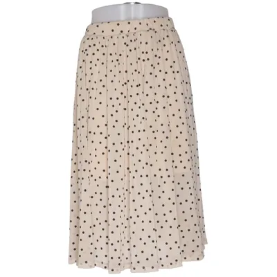 Jupe longue (Beige, Noir) de VILA Clothes Élasthane, Polyester