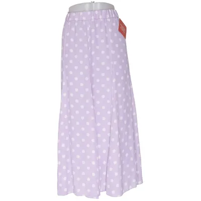 Maxi nederdel (Lilla, Hvid) fra Thom by Thomas Rath Elastan, Polyester, Viscose