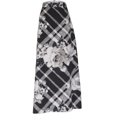 Jupe longue (Noir, Blanc, Multicolore) de Kerema