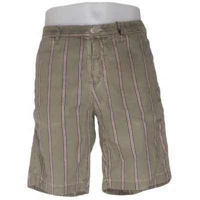 Shorts (Grön, Flerfärgad) från Massimo Alba Bomull, Linne