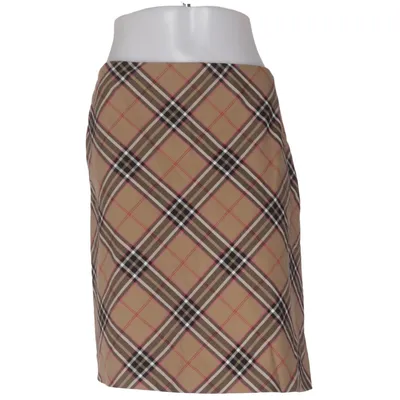 Kjol (Beige, Svart, Röd) från Åhléns Elastan, Polyester, Viskos