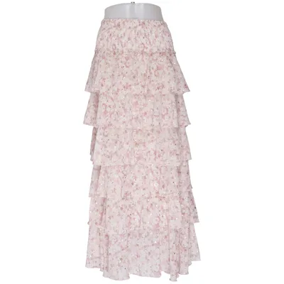 Långkjol (Rosa, Vit, Flerfärgad) från Buch Copenhagen Bomull, Polyester