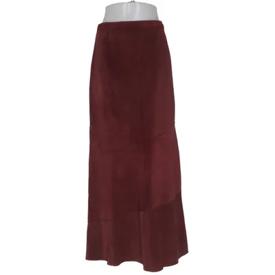 Leren rok (Rood) van Ashley Brooke Leer, Viscose