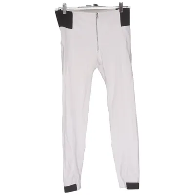 Pants (White, Black) from Freddy Elastane, Polyamide