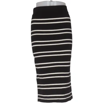 Maxi skirt (Black, White) from Samsa Collection Polyamide, Polyester, Viscose