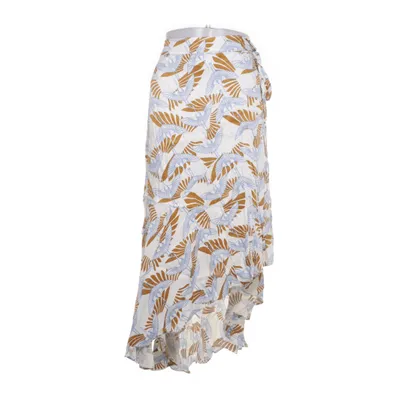 Wrap skirt (White) from Rodebjer