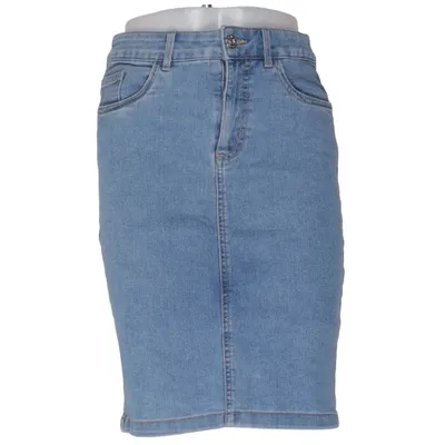 Jeanskjol (Blå) från ONLY Blue Denim Bomull, Elastan, Polyester