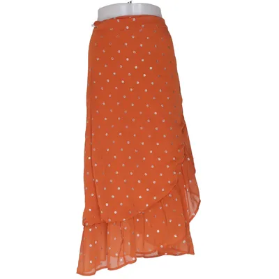Wrap skirt (Orange) from Pieces Polyester