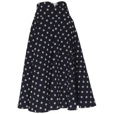 Kjol (Blå, Vit) från Collectif Vintage