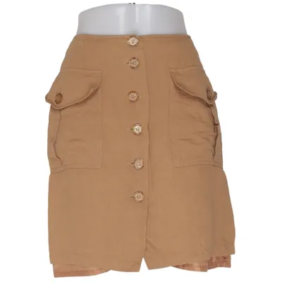 Nederdel (Brun) fra Gaston Jaunet Linned, Polyester, Viscose
