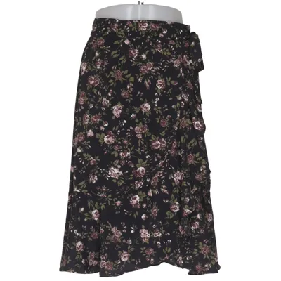 Jupe portefeuille (Noir, Multicolore) de Three Sixty Five Polyester