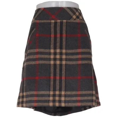 Kjol (Grå, Beige, Röd) från UpFashion Polyester, Ull