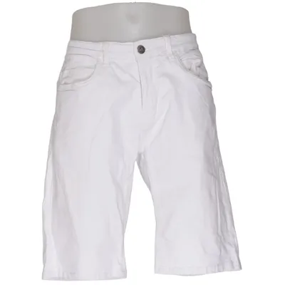 Jeansshorts (Vit) från Indicode Jeans Bomull, Elastan