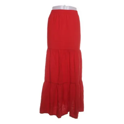Maxi skirt (Red) from Miss Selfridge Linen, Viscose