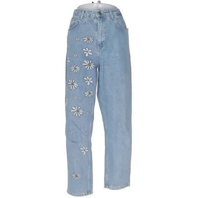 Jeans (Blå, Vit) från Stradivarius Bomull