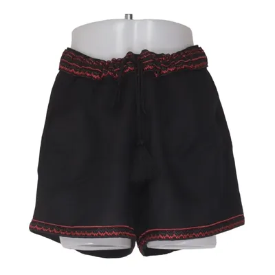 Shorts (Black, Red) from Esmara by Heidi Klum Linen, Polyester, Viscose