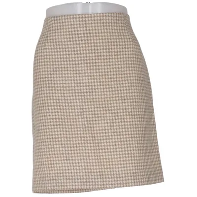 Skirt (Beige) from Newhouse Viscose, Wool