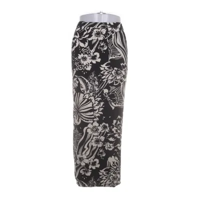 Maxi rok (Zwart, Wit) van Vanilia Elastaan, Polyester