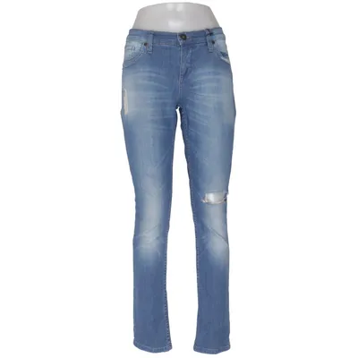 Spijkerbroek (Blauw) van Oasis Jeans Katoen, Elastaan
