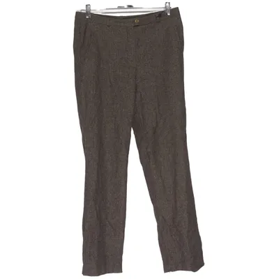 Kostymbyxor (Brun) från Marks & Spencer Autograph Kashmir, Elastan, Polyester, Ull