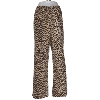 Pantalon patte d'éléphant (Beige, Noir) de H&M Coton, Polyester