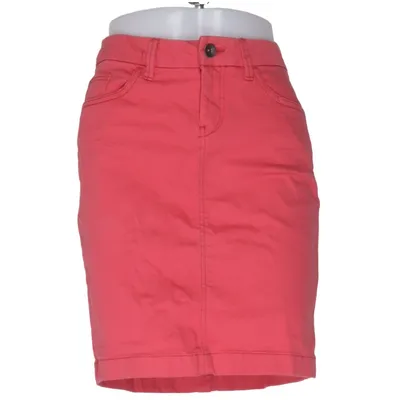 Kjol (Röd) från ESPRIT Denim Bomull, Elastan