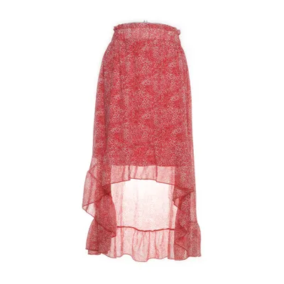 Rok (Rood, Meerkleurig) van Papillonne Polyester, Elastaan