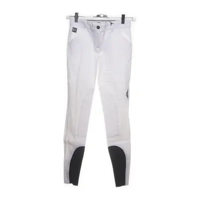 Ridbyxor (Vit, Svart) från Equiline Bomull, Elastan, Polyamid