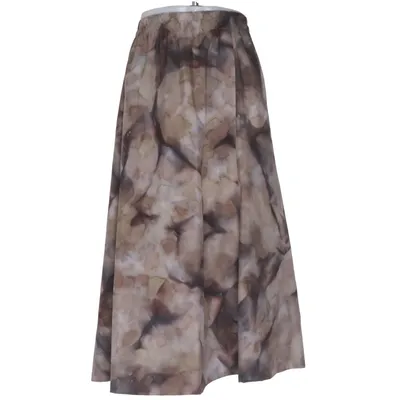 Maxi skirt (Multicolored) from Side