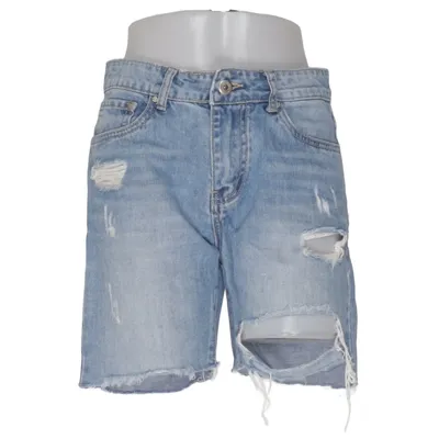 Denim shorts (Blauw) van Newplay Katoen