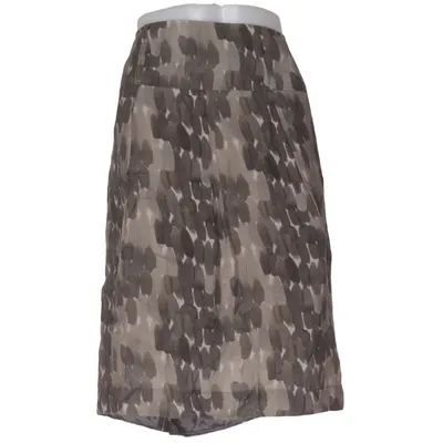 Jupe (Gris) de Prêt Acétate, Modal, Polyamide, Soie