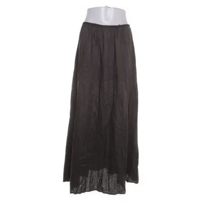 Maxi skirt (Brown) from Massimo Dutti Linen, Polyester