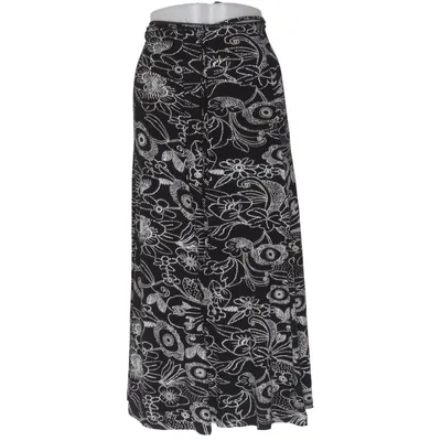 Maxi rok (Zwart, Wit) van Isolde Elastaan, Viscose