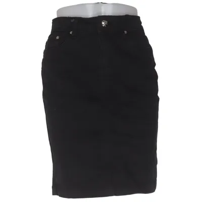 Jupe en jean (Noir) de Miss Sporty Coton, Élasthane