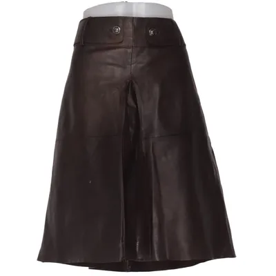 Leather skirt (Brown) from La Ligna Leather, Polyester