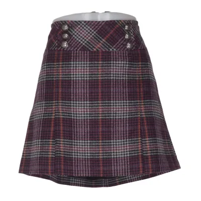 Skirt (Purple, Gray, Multicolored) from Mexx Acetate, Polyester, Wool