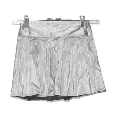 Jupe (Argent) de Maan Coton, Fibre métallique, Polyester, Polyuréthane, Viscose