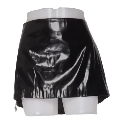 Jupe en vinyle (Noir) de Acne Studios Polyester, Polyuréthane, Viscose