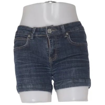 Denim shorts (Blauw) van Relood Katoen, Elastaan, Polyester