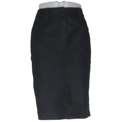 Denim skirt (Black) from Gregory Polyester
